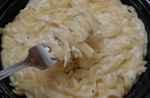 Creamy chicken alfredo is one of Casa's best simple and delicious dishes.