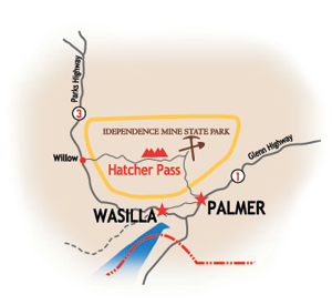 Mat Su Valley: Gold Rush Country Map