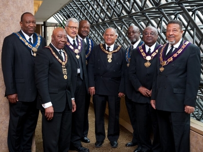 8 members of the Grand Order of Oddfellows