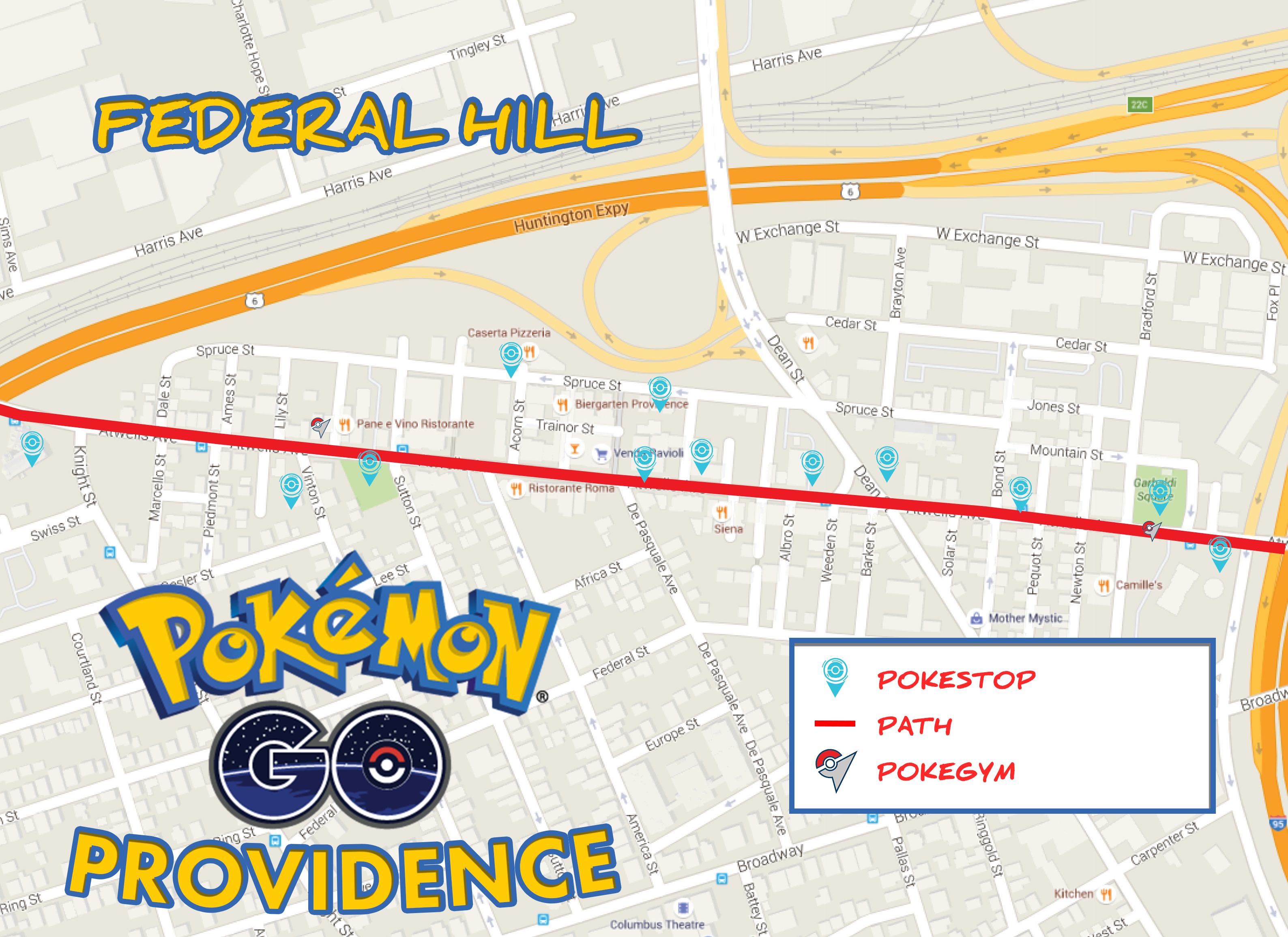 Pokemon Go Providence: Federal Hill