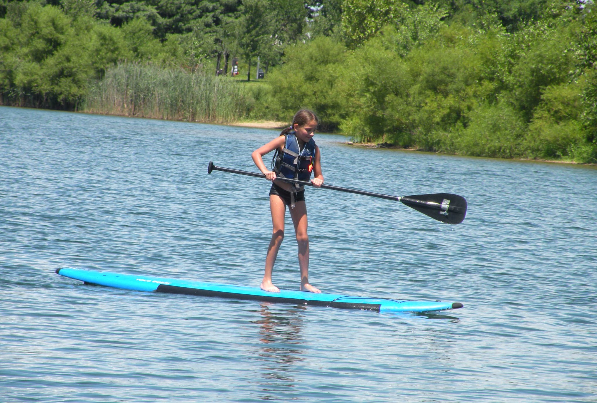 Paddle Boarding at Falls Lake