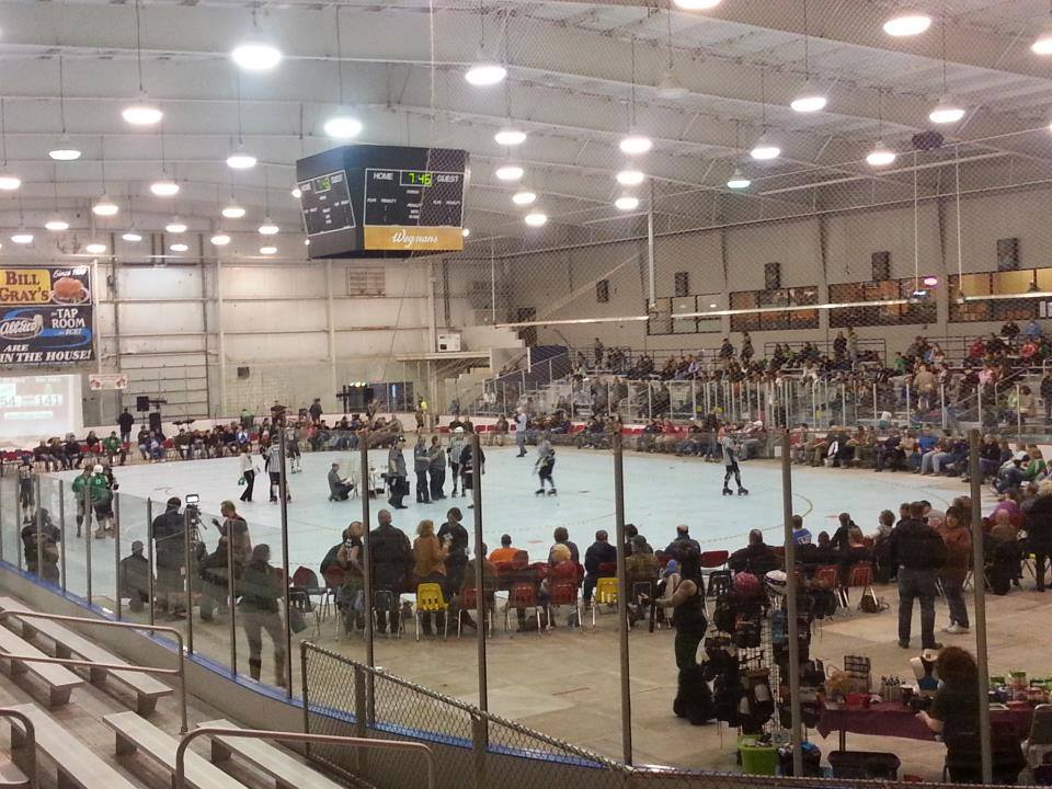 busy rink at Bill Gray's Iceplex in Rochester, NY