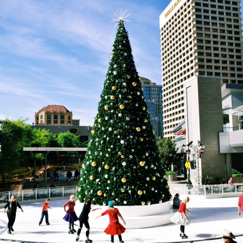 CitySkate holiday ice rink. Photo by Instagram user @diningtraveler