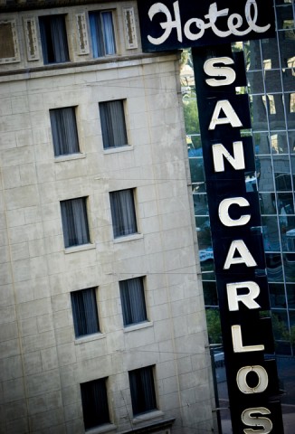 The Hotel San Carlos is the site of the Poefest readings