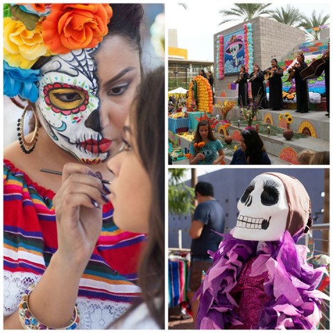 Dia de Los Muertos at the Mesa Center. Photo via Facebook