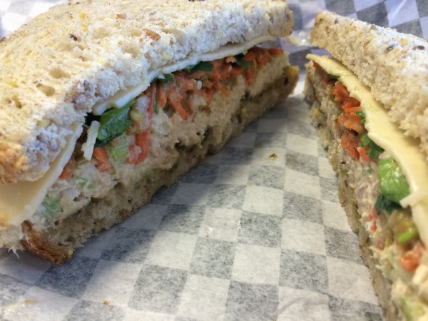 Ollie Vaughn's tuna sandwich
