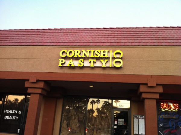 Cornish Pasty Sign