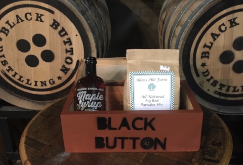 Black Button Distilling Maple Syrup made in Rochester, NY