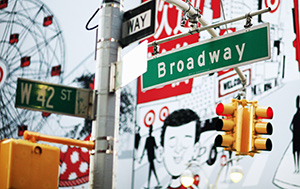 Broadway Stree Sign - Photo by Joe Buglewicz Broadway Stree Sign - Photo by Joe Buglewicz