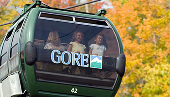 Fall festival at Gore Mountain. Gondola Ride