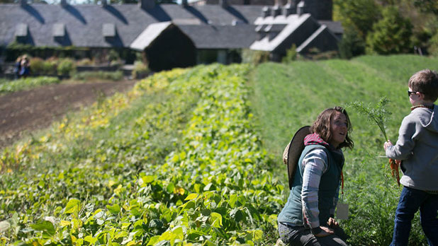 Stone Barns - Krisann and Kid Ben Hider