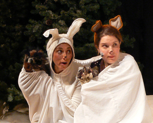 Join the “woodland animals” in an interactive performance of The Mitten, a Ukrainian tall tale about a boy who loses his white mitten in the snow.