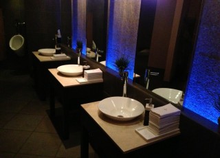 melt in center valley fancy schmancy is the name of the game at melt melts upscale bathrooms keep the upscale dining feel without over doing it - Restaurant Bathrooms melt in center valley fancy schmancy is the name of the game at melt melts upscale bathrooms keep the upscale dining feel without over doing it - Restaurant Bathrooms