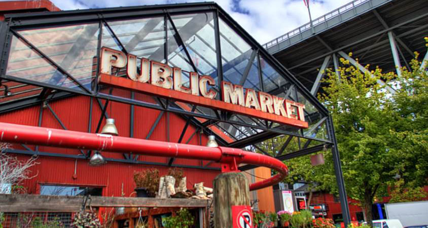 Granville Island Public Market Exterior