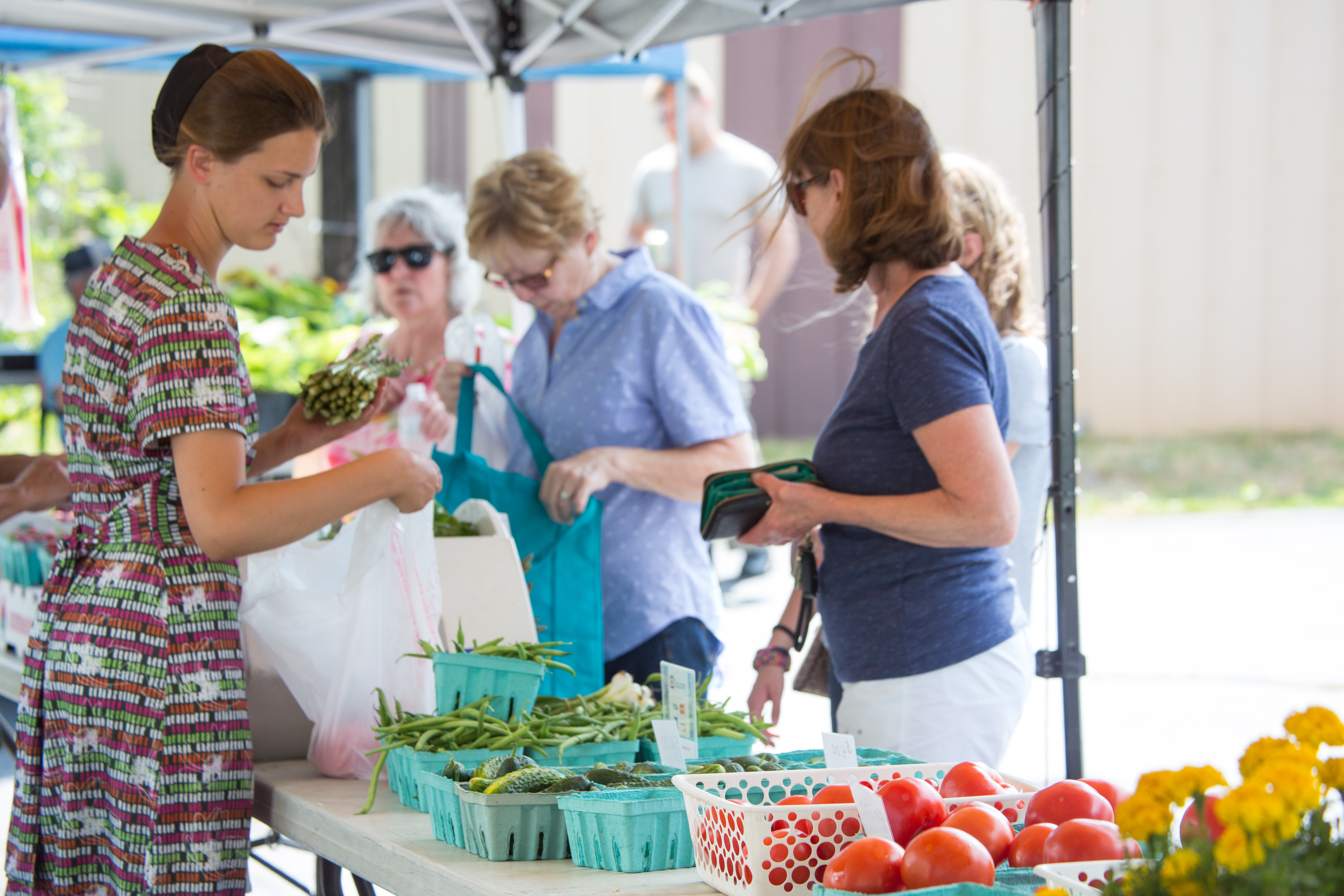 Farmer's Market Shoppers