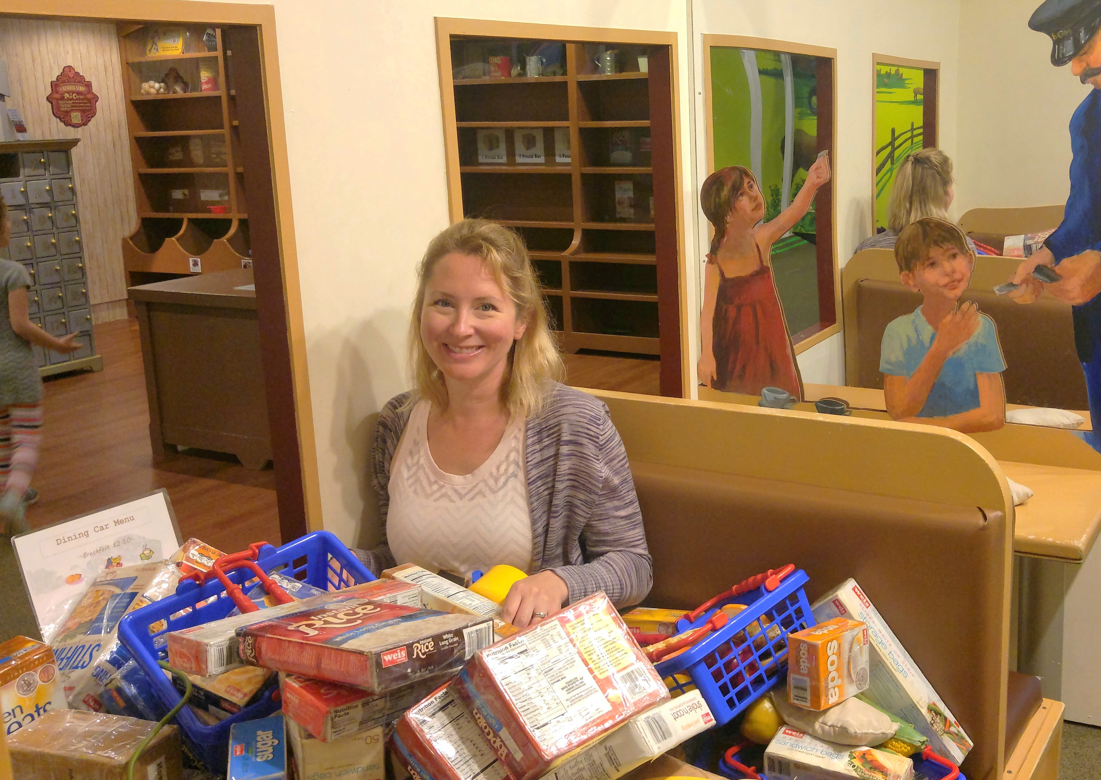 Sorting Mail at Bucks County Children's Museum
