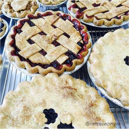 Seasonal pies at New Mexico Pie Comany