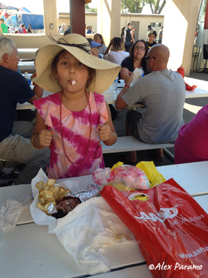 Variety of food options at the New Mexico State Fair in Albuquerque