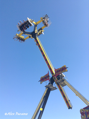 Tilt a Whirl ride at the New Mexico State Fair in Albuquerque