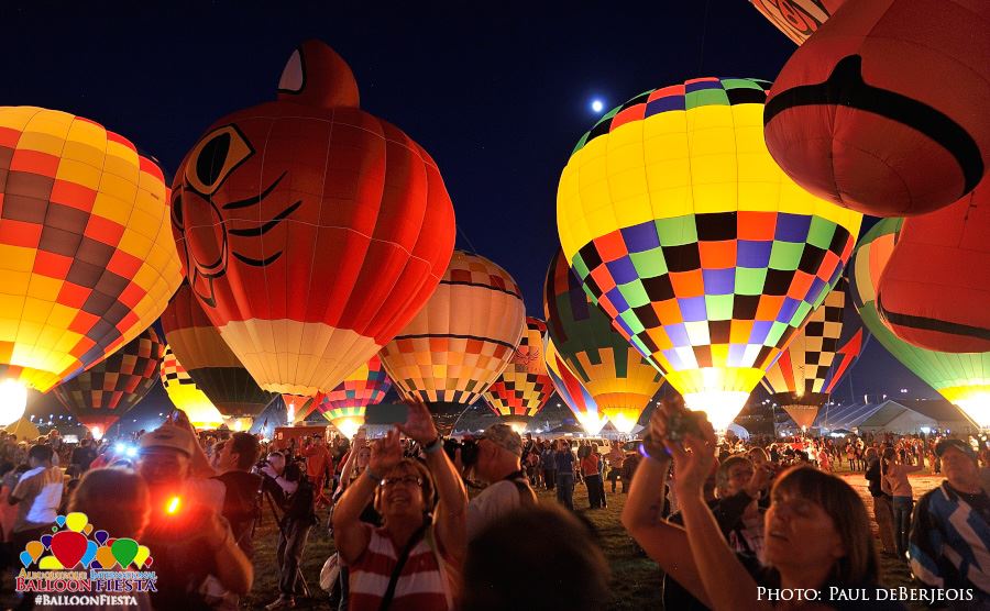 Balloon Glow at the Albuquerque International Balloon Fiesta