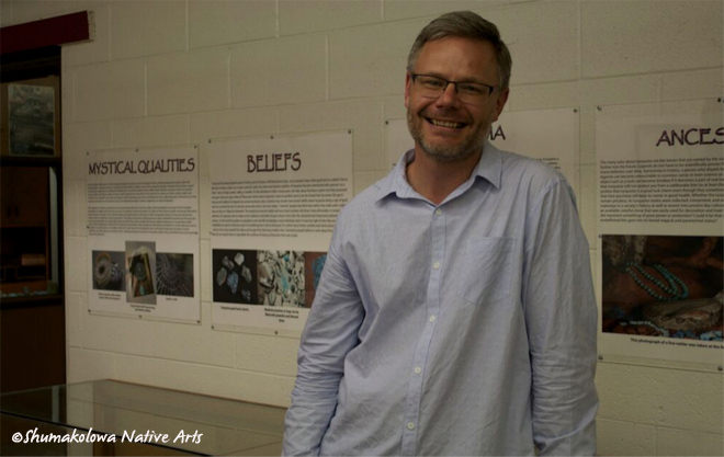 Joe Dan Lowry at the Albuquerque Turquoise Museum