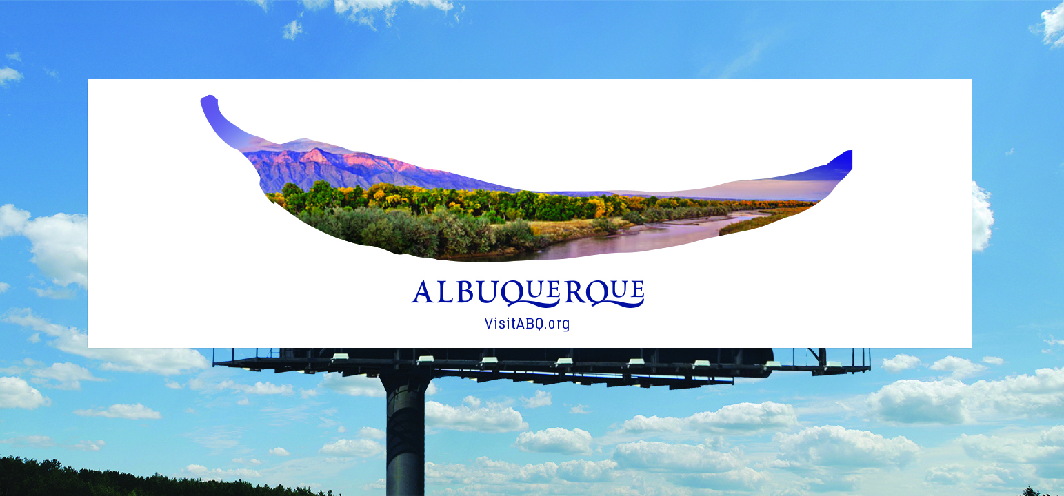 Chile billboard from Albuquerque brand refresh 