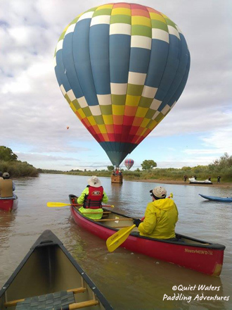 Quiet Waters Paddling Adventures, Balloon Fiesta, Albuquerque