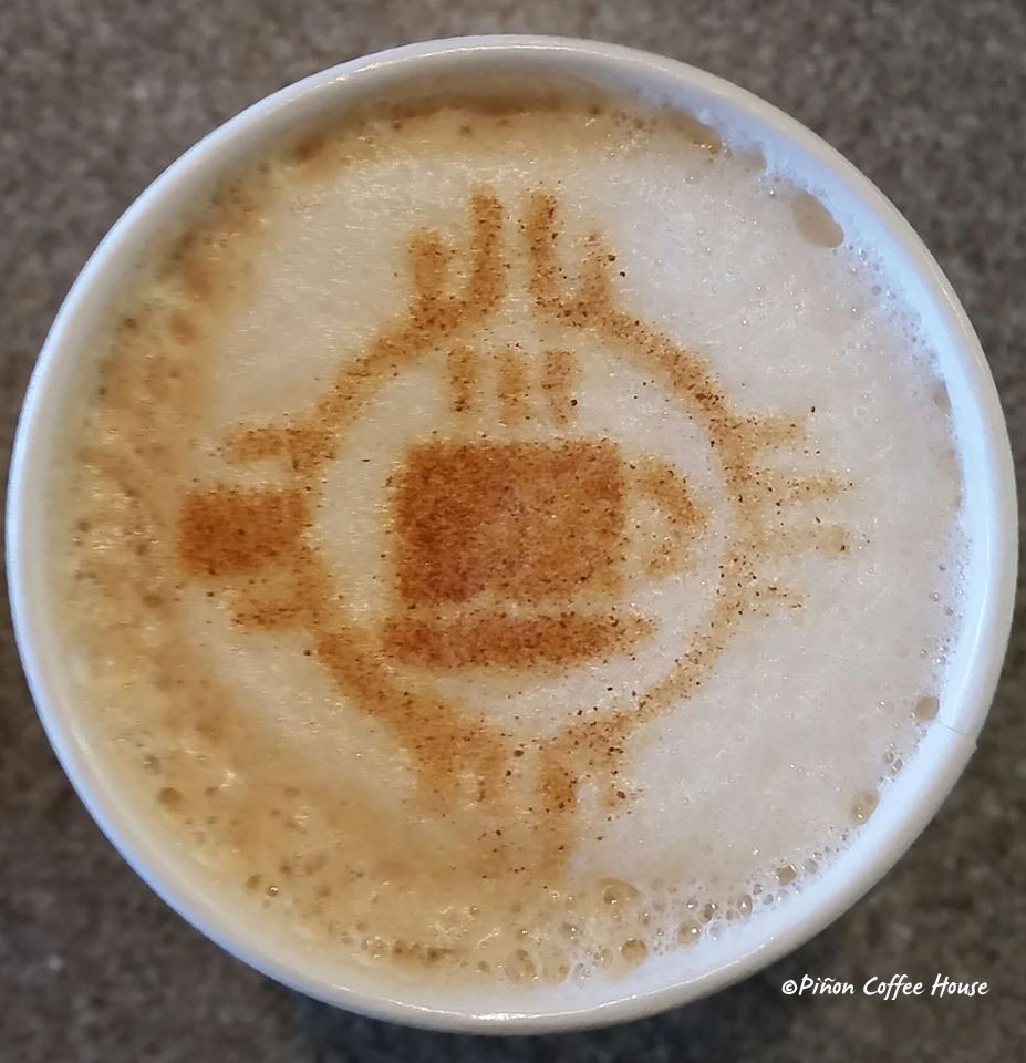 New Mexico Piñon Coffee House Biscochito Latte New Mexico Piñon Coffee House Biscochito Latte