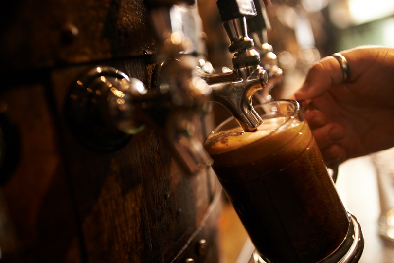 BAD Brewing pour