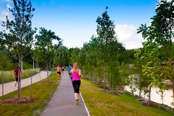 Buffalo Bayou Park - Running