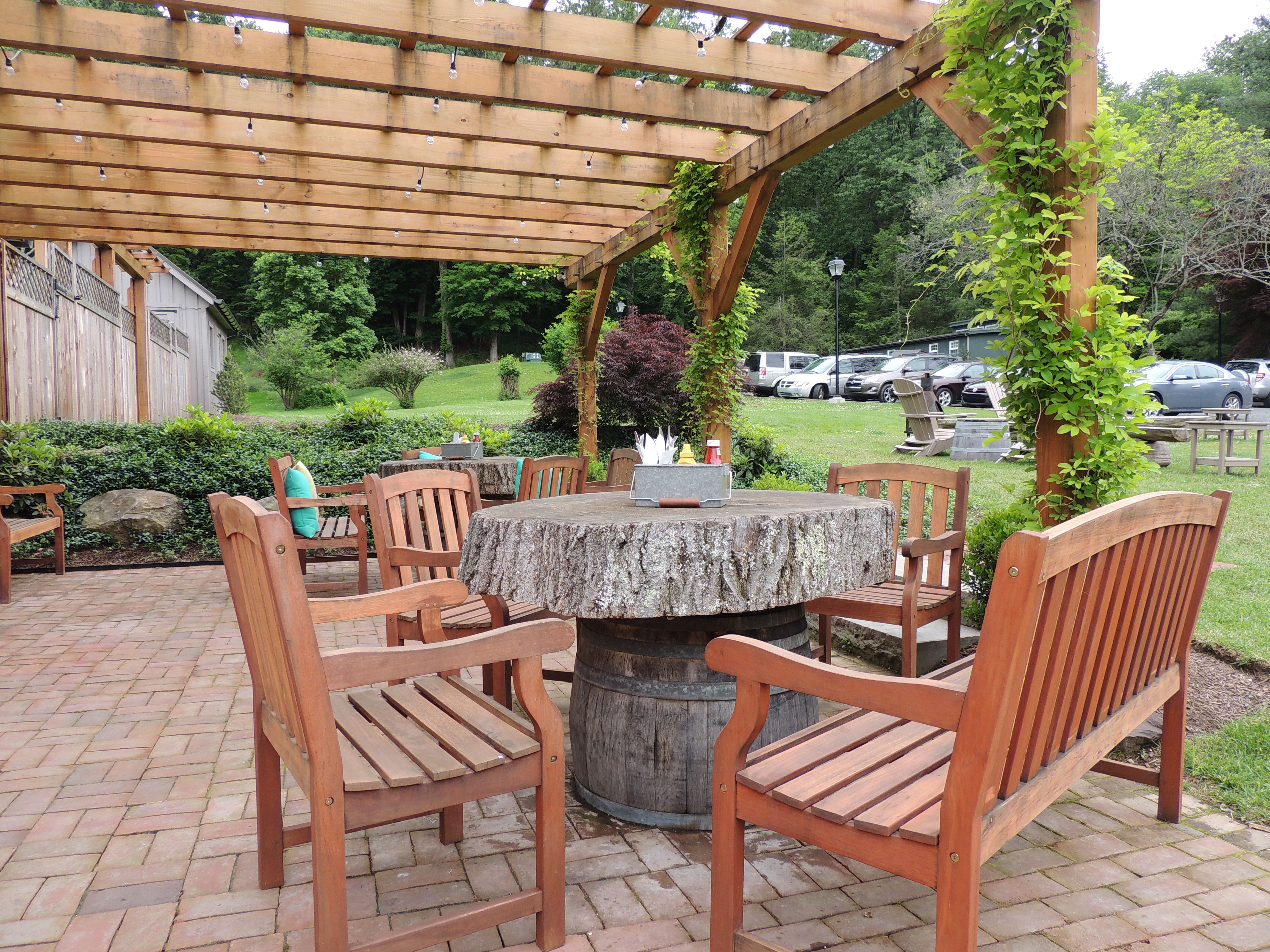 Patio at Lumberville General Store