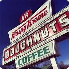 Krispy Kreme Sign