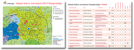 AIA 2013 Championship Hotel Map