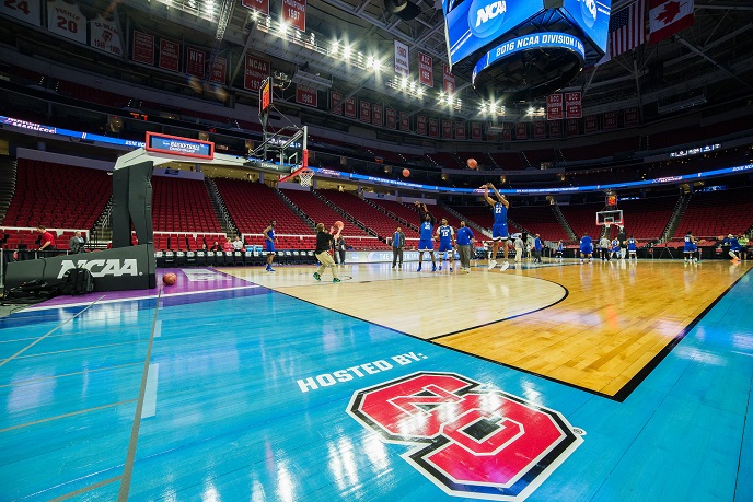 NCAA Basketball open practice