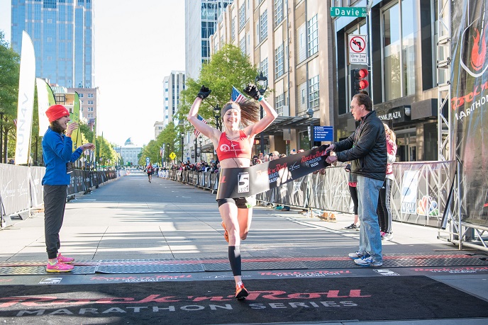 RnRRAL Womens Half Marathon Winner