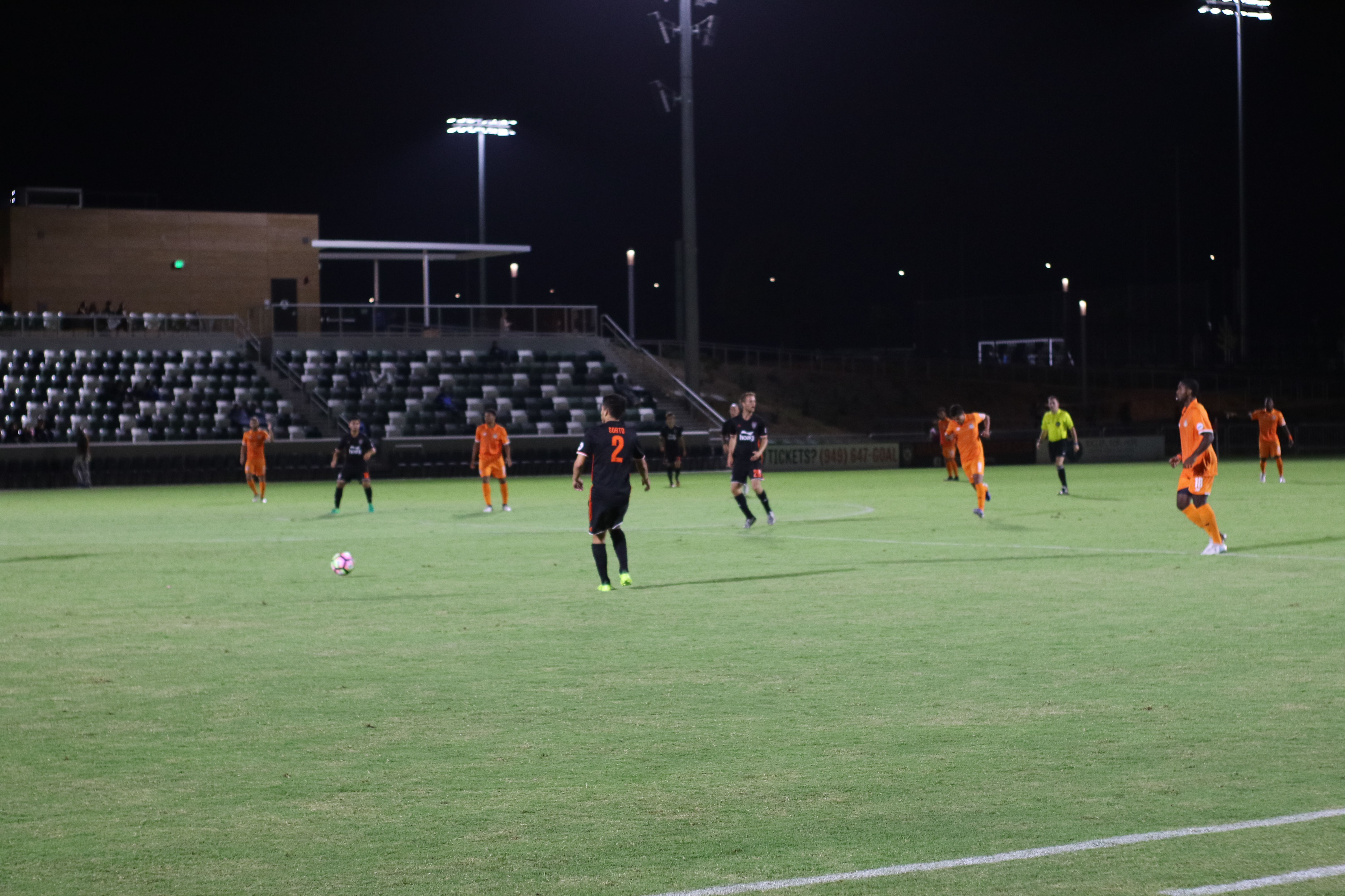 Soccer players on the Field