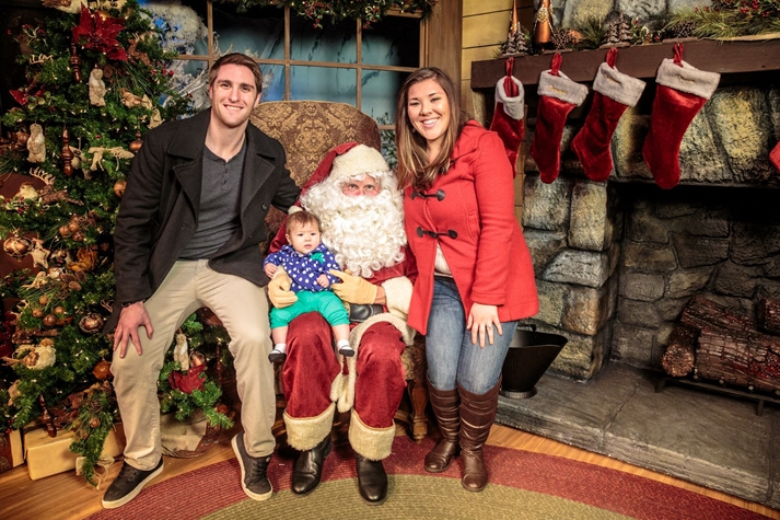 Sitting on Santa's Lap