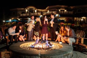 Fire Pit at Saratoga National