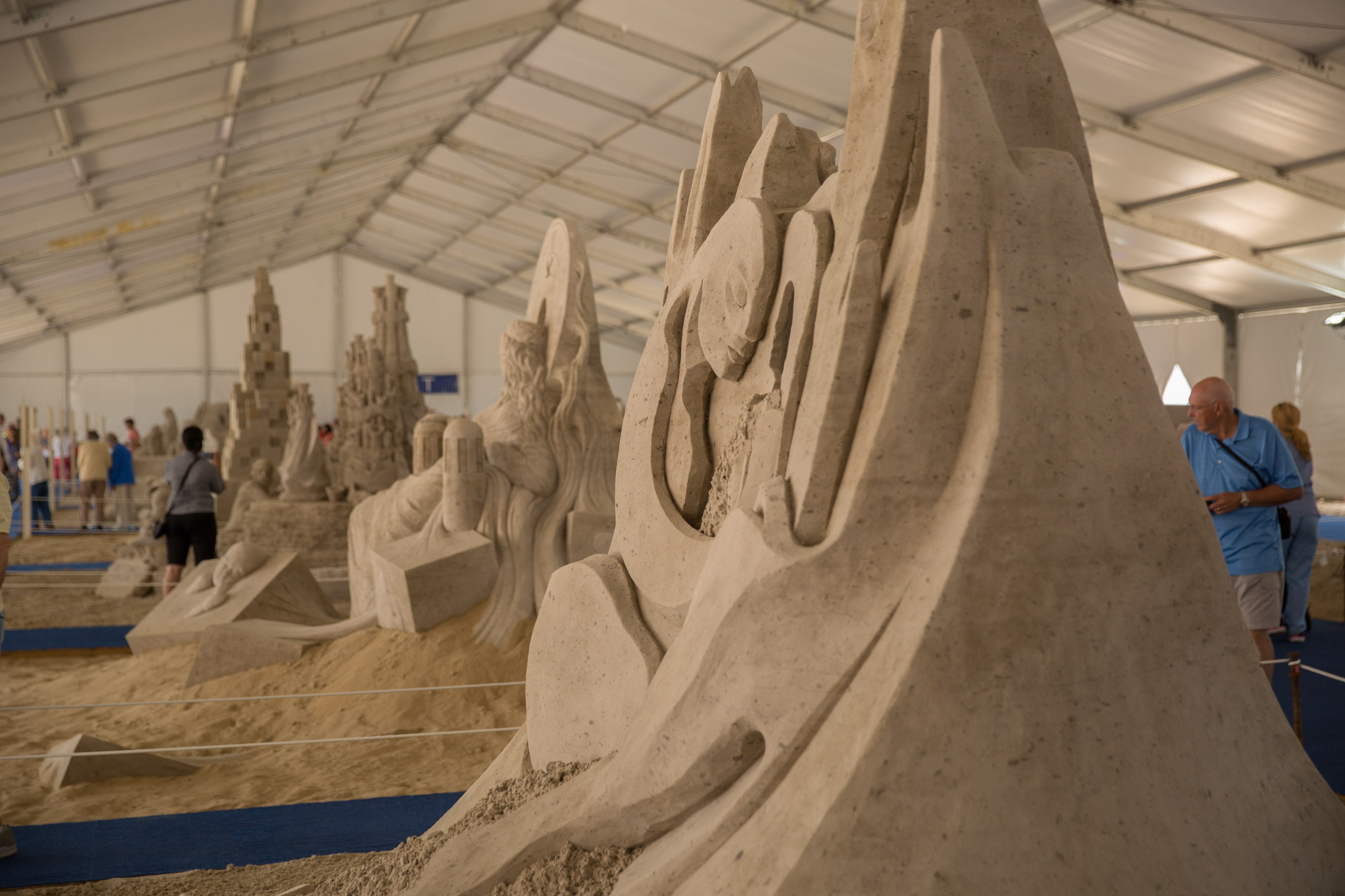 Sandscapes Neptune Festival Sand Sculptures are Built to Impress