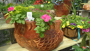 Large fish planter Kal-Bro Farms large fish planter