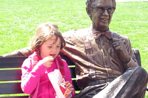 Orville Redenbacher Statue - Valparaiso, Ind. Orville Redenbacher Statue - Valparaiso, Ind.