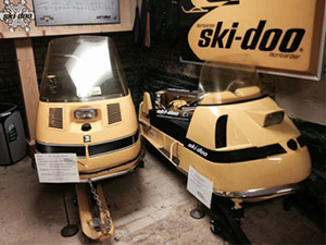 Ski-doo antique snowmobile