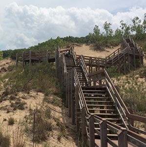 Staircase in the Indiana Dunes