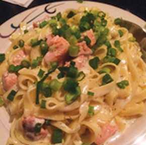 Fettuccini Salmon from Lucrezia's
