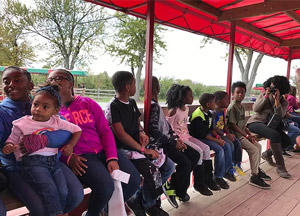 Rucker family on the hayride