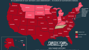 National Anthem Girl Map