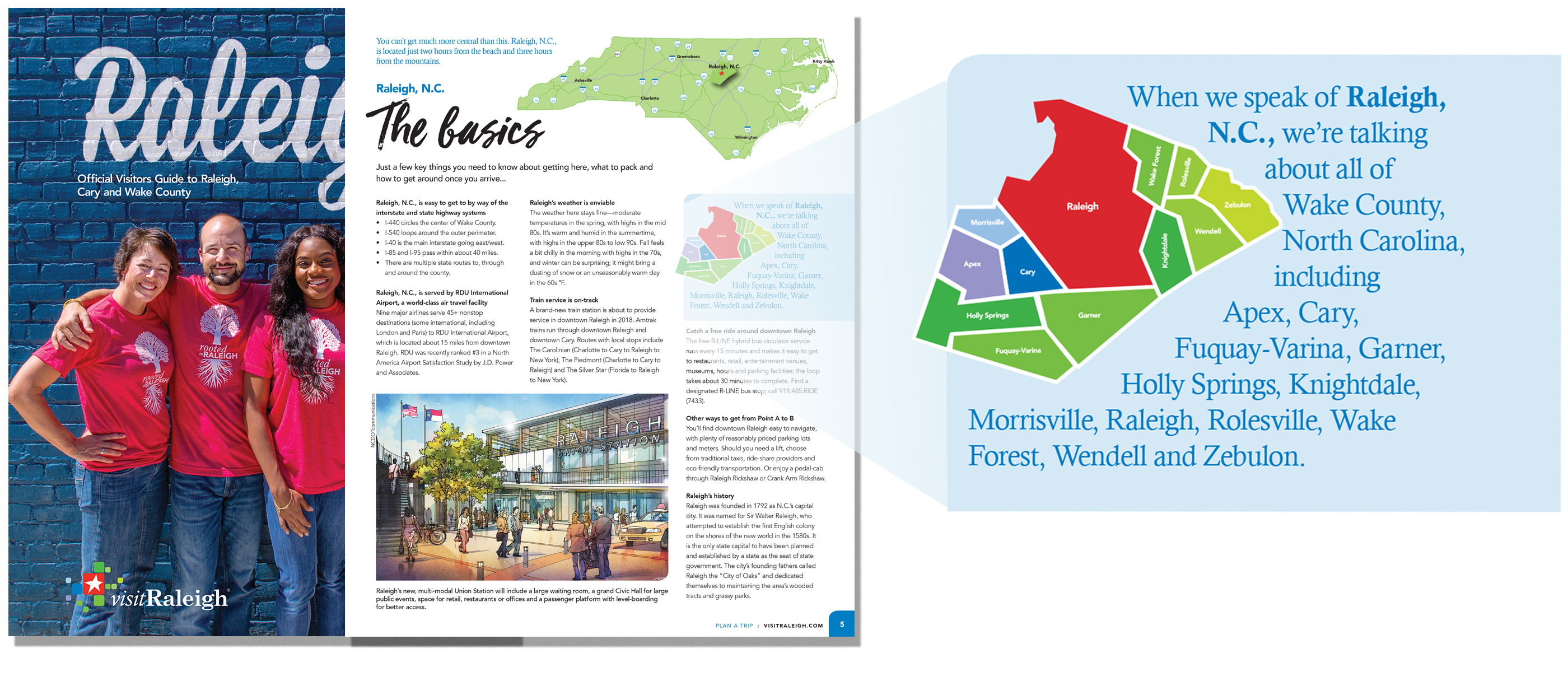 Raleigh, N.C. in Visitors Guide