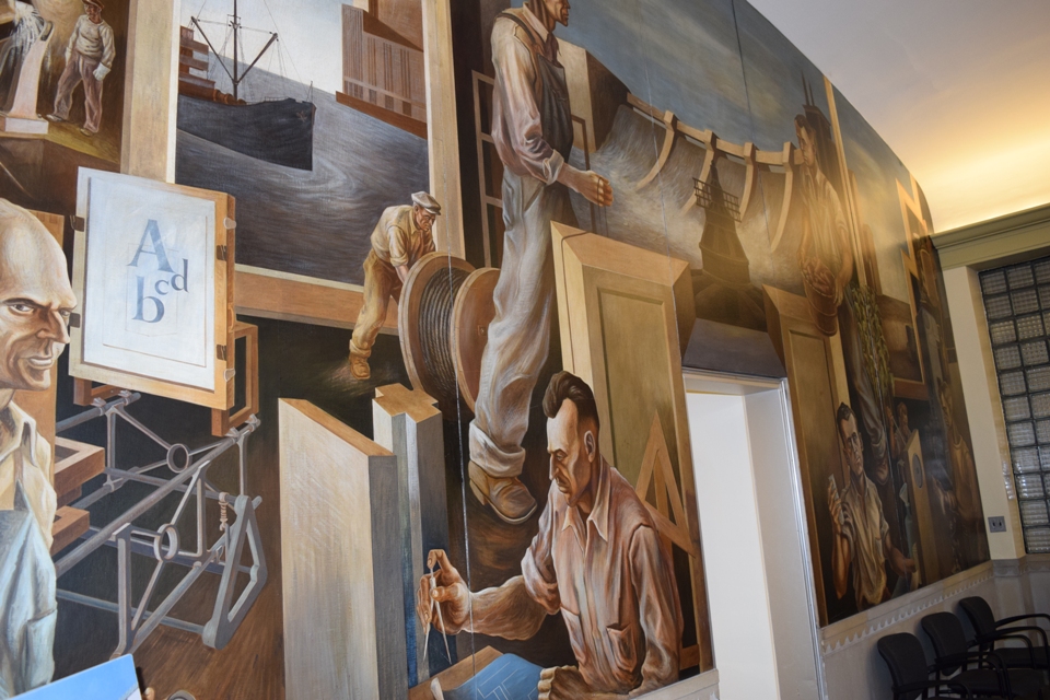 Board of Water & Light mural
