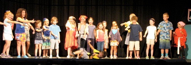 Children performing in the Stars of Tomorrow program