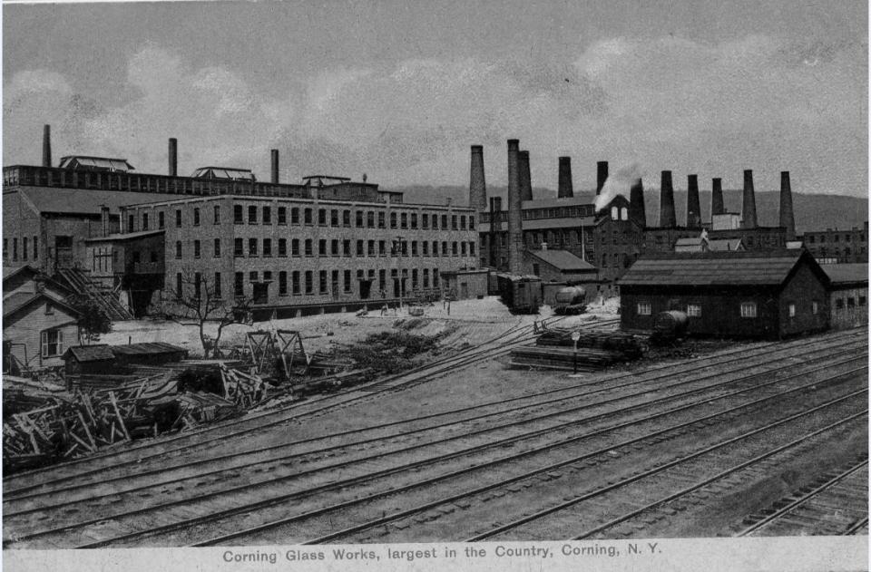 Corning Glass Works courtesy of Steuben County Historical Society